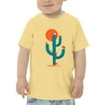 thumbnail image 1 of Image Conscious Hedgehogs On A Cactus T-Shirt Toddler -Jay Fleck Designs, Unisex Regular Fit, 1 of 4