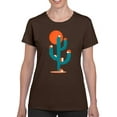 thumbnail image 1 of Image Conscious Hedgehogs On A Cactus T-Shirt Womens -Jay Fleck Designs, Female Regular Fit, 1 of 4