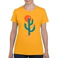 thumbnail image 1 of Image Conscious Hedgehogs On A Cactus T-Shirt Womens -Jay Fleck Designs, Female Regular Fit, 1 of 4