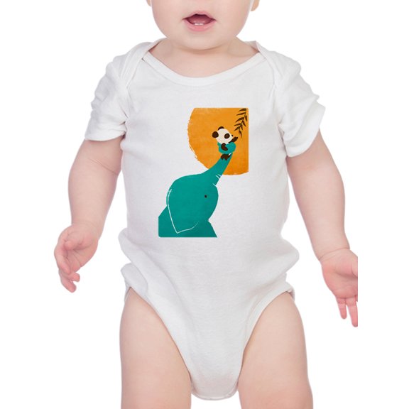 Image Conscious Helping Trunks Bodysuit Infant -Jay Fleck Designs, Unisex Regular Fit