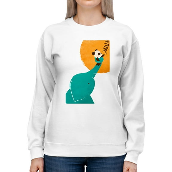 Image Conscious Helping Trunks Sweatshirt Women's -Jay Fleck Designs