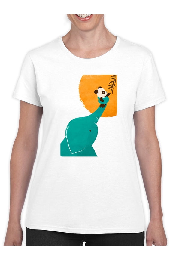 Helping Trunks T-Shirt Womens -Jay Fleck Designs, Female Regular Fit