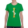 thumbnail image 1 of Image Conscious Koalas Climbing A Giraffe T-Shirt Women -Jay Fleck Designs, Female Large, 1 of 4