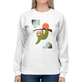 thumbnail image 1 of Image Conscious Momma Sloth And Baby Sweatshirt Womens -Jay Fleck Designs, Female Casual Fit, 1 of 4