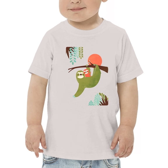 Image Conscious Momma Sloth And Baby T-Shirt Toddler -Jay Fleck Designs, Unisex Regular Fit