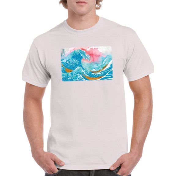 Image Conscious Ocean Waves With Boats T-Shirt Mens -Porter Hastings Designs, Male Large