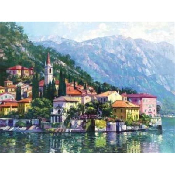 Image Conscious PDXB2699DLARGE Reflections of Lake Como Poster Print by Howard Behrens, 18 x 24 - Large