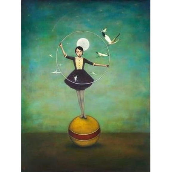 Image Conscious PDXH1109DSMALL Lunas Circle Poster Print by Duy Huynh, 9 x 12 - Small