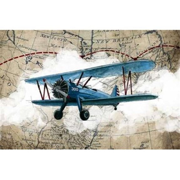 Image Conscious PDXIN30706SMALL Biplane 1 Poster Print by Graphinc Studio, 12 x 18 - Small