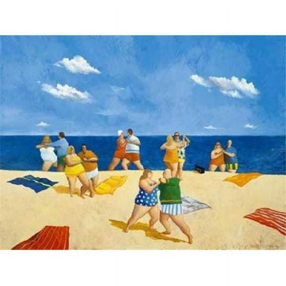 Image Conscious PDXP511DLARGE Tango Beach Poster Print by Michael Paraskevas, 18 x 24 - Large