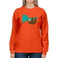 thumbnail image 1 of Image Conscious Sloth With An Elephant Sweatshirt Women -Jay Fleck Designs, Female Medium, 1 of 4