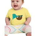 thumbnail image 1 of Image Conscious Sloth With An Elephant T-Shirt Infant -Jay Fleck Designs, Unisex 6 Months, 1 of 4