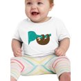 thumbnail image 1 of Image Conscious Sloth With An Elephant T-Shirt Infant -Jay Fleck Designs, Unisex 6 Months, 1 of 4