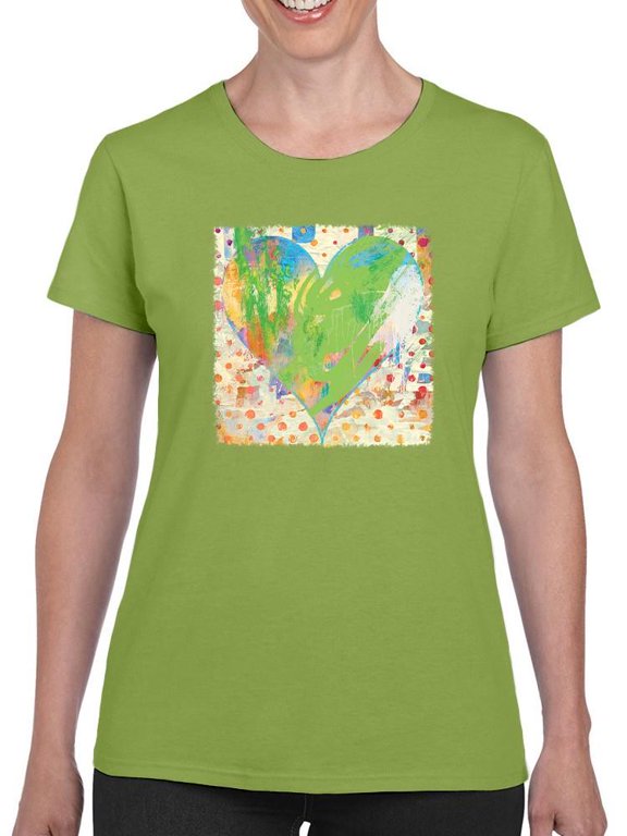 Spring Heart T-Shirt Womens -Porter Hastings Designs, Female Regular Fit