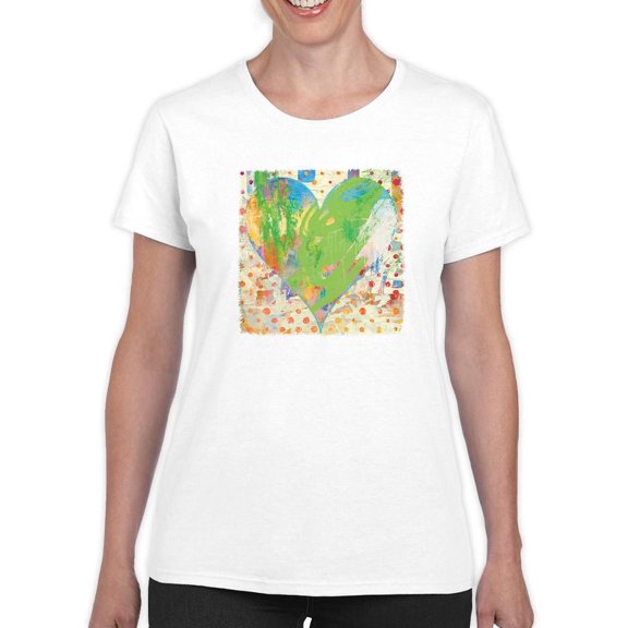 Image Conscious Spring Heart T-Shirt Womens -Porter Hastings Designs, Female Regular Fit