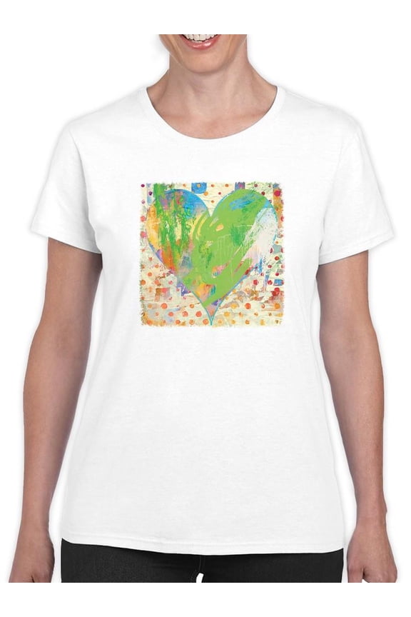 Spring Heart T-Shirt Womens -Porter Hastings Designs, Female Regular Fit