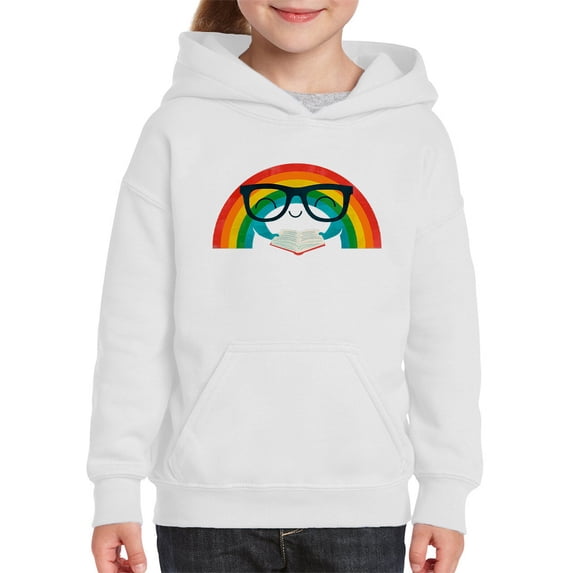 Image Conscious Studious Rainbow Hoodie Juniors -Jay Fleck Designs, Unisex Casual Fit