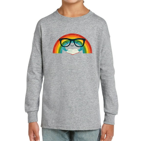 Image Conscious Studious Rainbow Long Sleeve Toddler -Jay Fleck Designs, Unisex Regular Fit