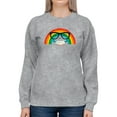 thumbnail image 1 of Image Conscious Studious Rainbow Sweatshirt Women's -Jay Fleck Designs, 1 of 4