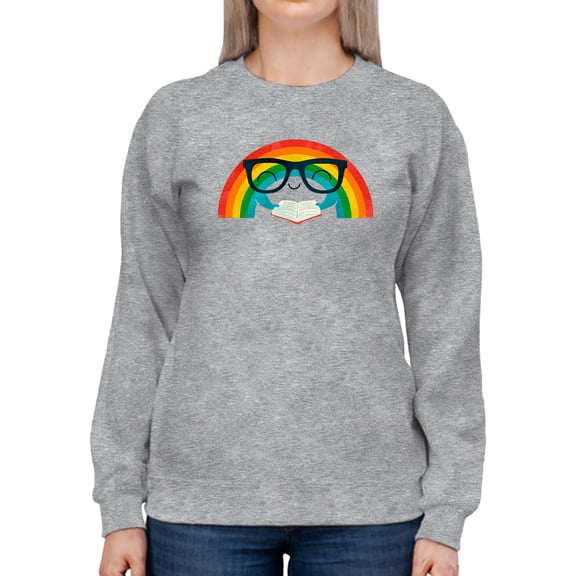 Image Conscious Studious Rainbow Sweatshirt Women's -Jay Fleck Designs