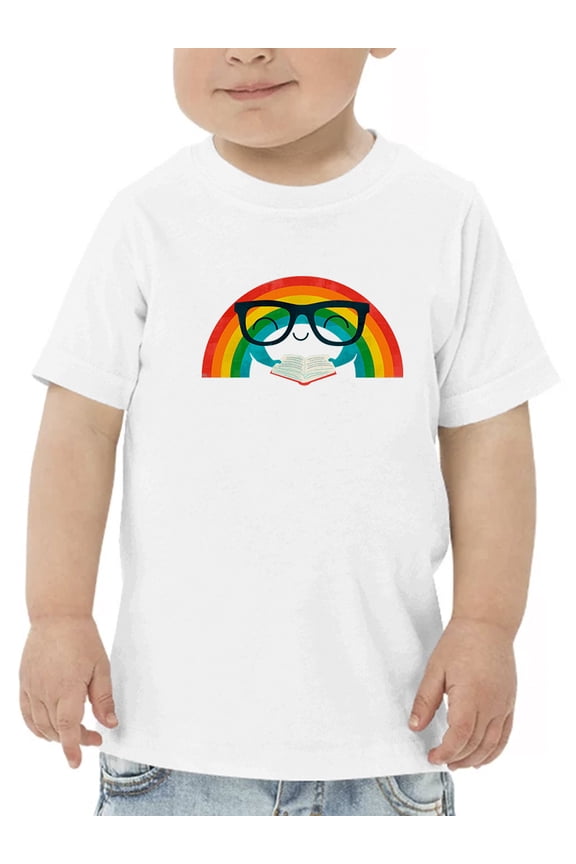 Studious Rainbow T-Shirt Toddler -Jay Fleck Designs, Unisex Regular Fit