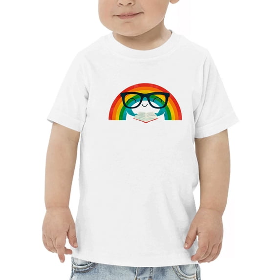 Image Conscious Studious Rainbow T-Shirt Toddler -Jay Fleck Designs, Unisex Regular Fit