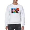 thumbnail image 1 of Image Conscious Super Cows Sweatshirt Mens -Porter Hastings Designs, Male XX-Large, 1 of 4
