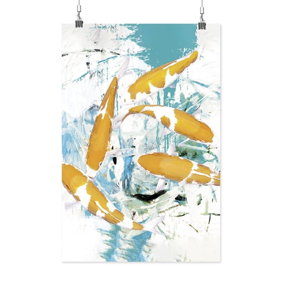 Image Conscious Urban Graffiti Fish Poster - Porter Hastings Designs, Poster Print 24 x 36 in