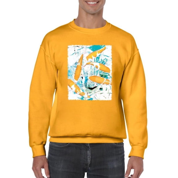 Image Conscious Urban Graffiti Fish Sweatshirt Men's -Image Conscious Designs