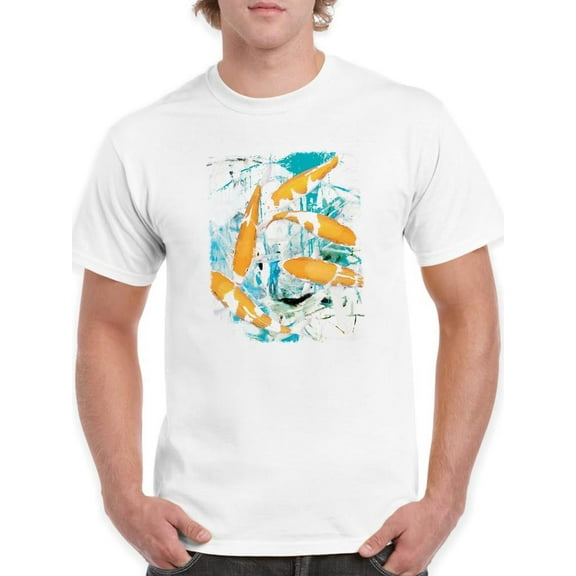 Image Conscious Urban Graffiti Fish T-Shirt Mens -Porter Hastings Designs, Male Regular Fit