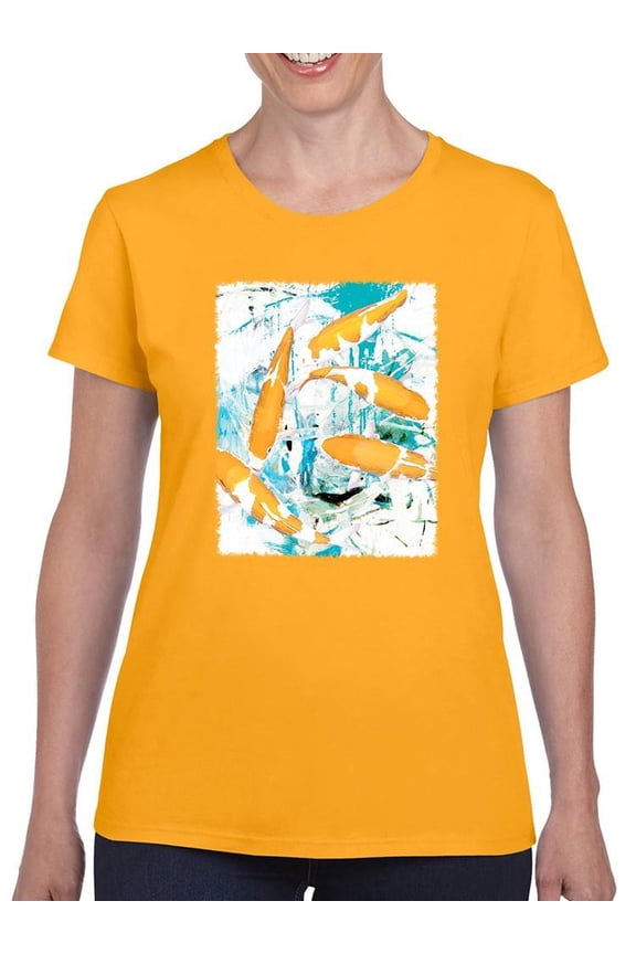Urban Graffiti Fish T-Shirt Womens -Porter Hastings Designs, Female Regular Fit