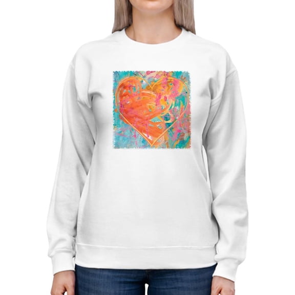 Image Conscious Urban Heart Sweatshirt Women's -Image Conscious Designs