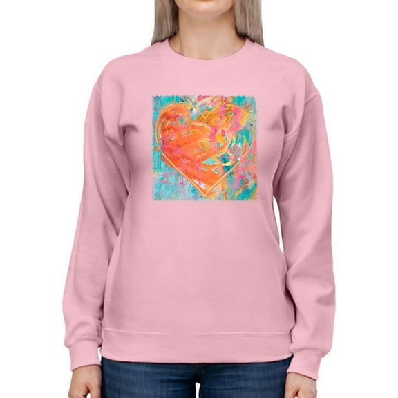 Image Conscious Urban Heart Sweatshirt Women's -Image Conscious Designs