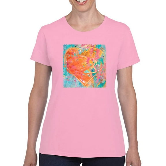 Image Conscious Urban Heart T-Shirt Womens -Porter Hastings Designs, Female Regular Fit