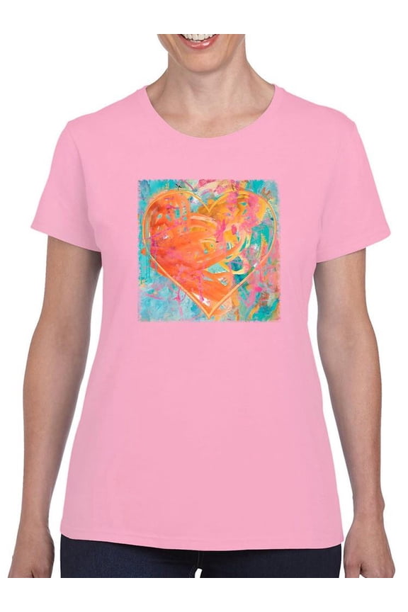Urban Heart T-Shirt Womens -Porter Hastings Designs, Female Regular Fit