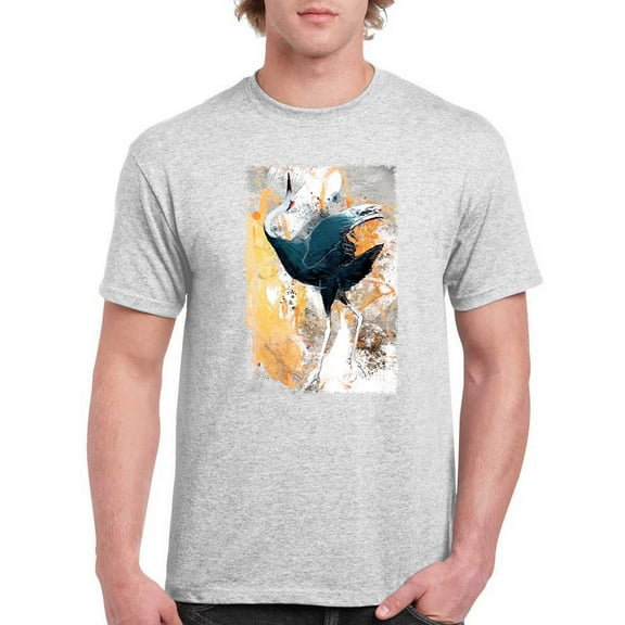 Image Conscious Urban Ostrich T-Shirt Mens -Porter Hastings Designs, Male Regular Fit