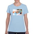 thumbnail image 1 of Image Conscious Wine Glasses T-Shirt Womens -Porter Hastings Designs, Female Regular Fit, 1 of 4