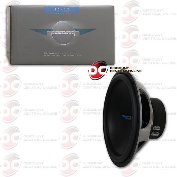 Image Dynamics ID12 D2 V4 12" Dual 2-ohm Car Dual Voice Coil Subwoofer 400w Rms