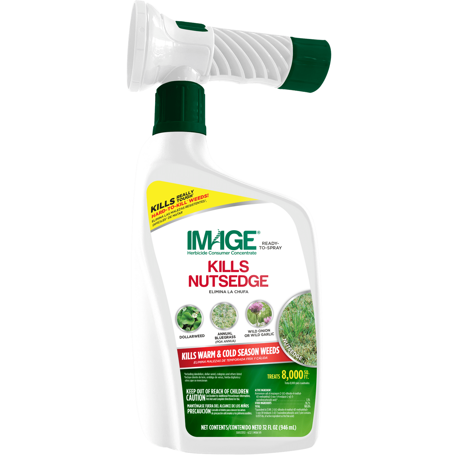 Image Kills Nutsedge Weed Killer ReadytoSpray Herbicide, 32 oz