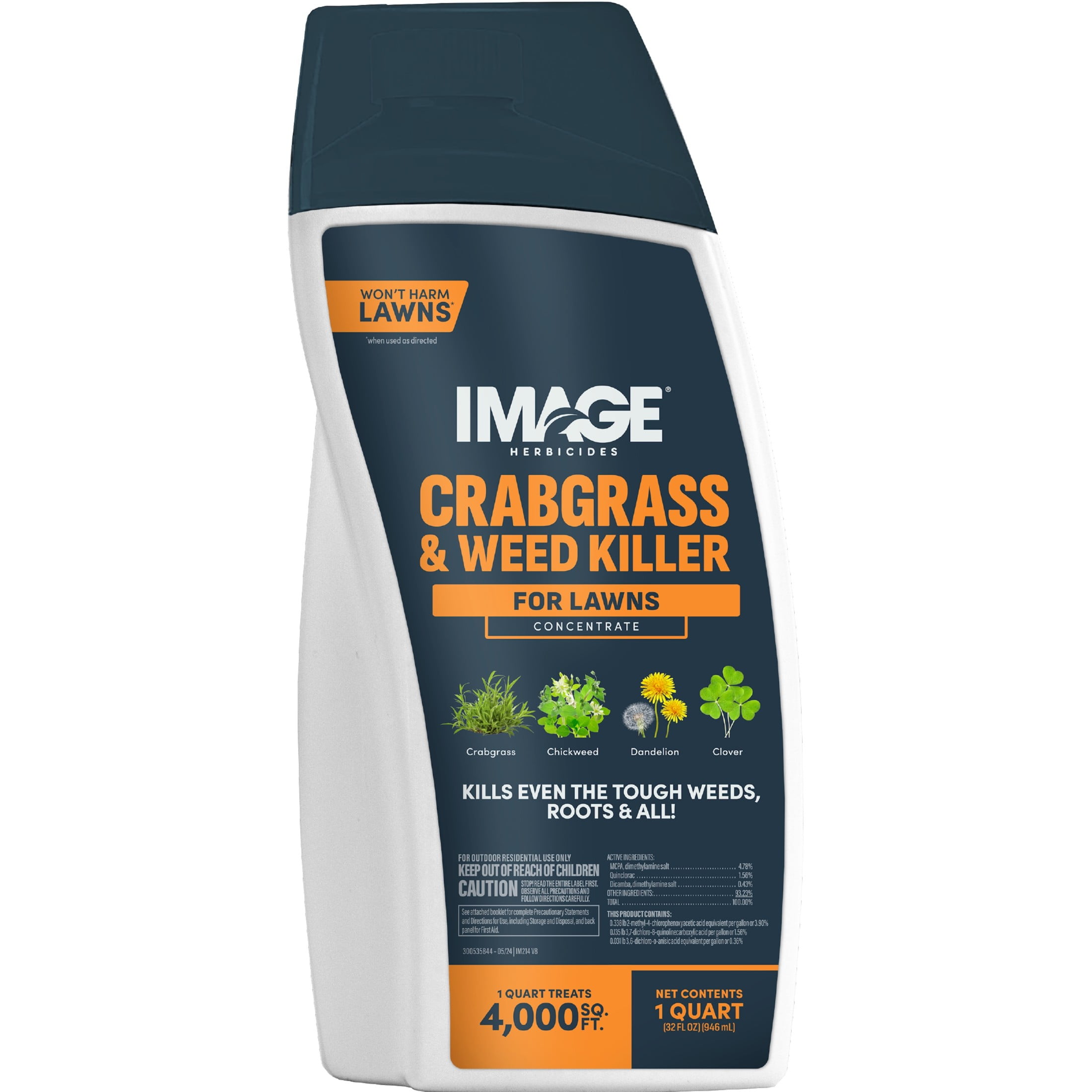 Image Lawn Weed & Crab Killer Concentrate 32 Fluid ounces