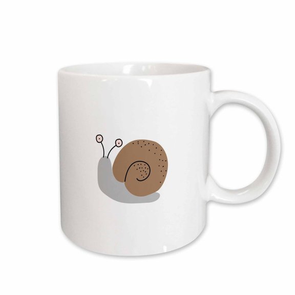 3drose, Image of a Snail, 15oz Mug