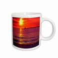 thumbnail image 1 of 3drose, Image of Bright Ft Myers Beach Sunset with Boat, 11oz Mug, 1 of 6