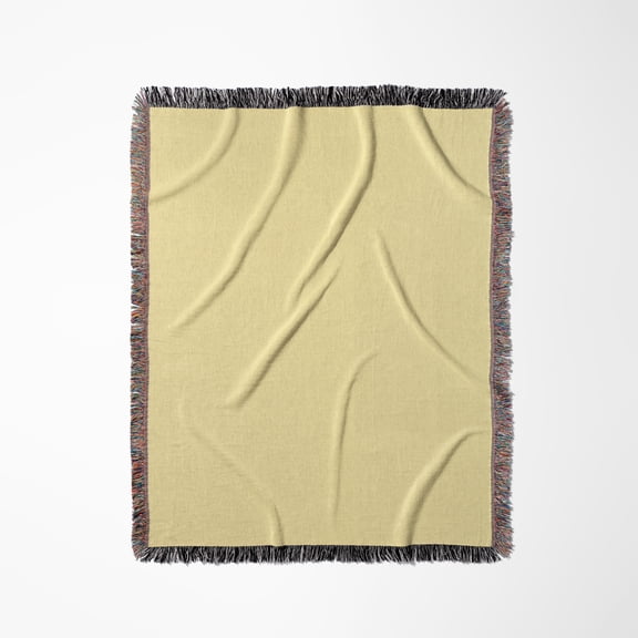 Image Of Butterfly Yellow Designer Color For 2022, Woven Blanket