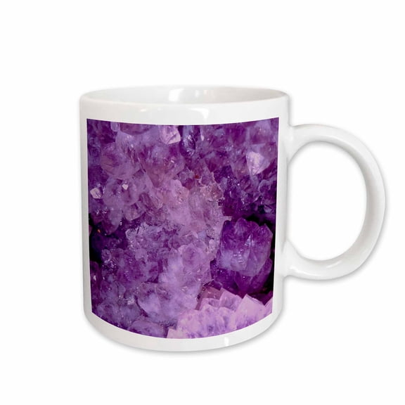 3drose, Image of Chunks of Purple Amethyst, 15oz Mug