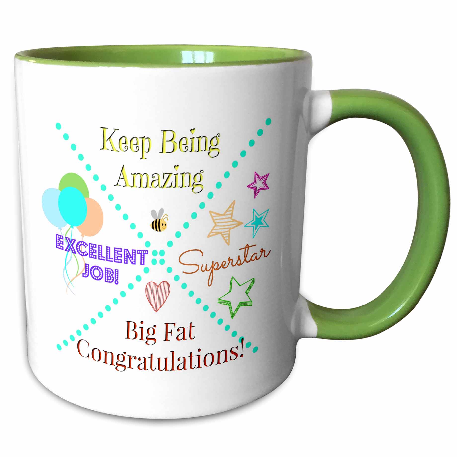 3drose, Image of Congratulations Keep Being Amazing Excellent Job, 11oz ...