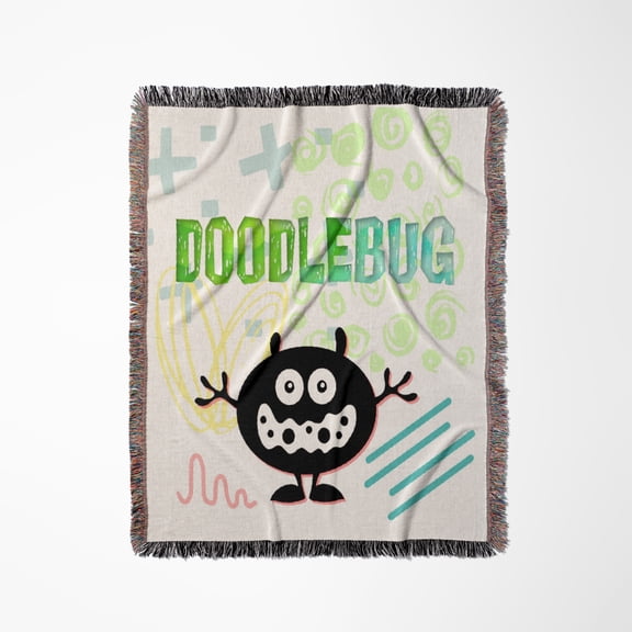 Image Of Doodlebug, Woven Blanket