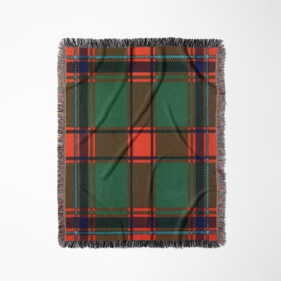 Image Of Drummond Clan Kilt Scottish Tartan Plaid Pattern, Woven Blanket