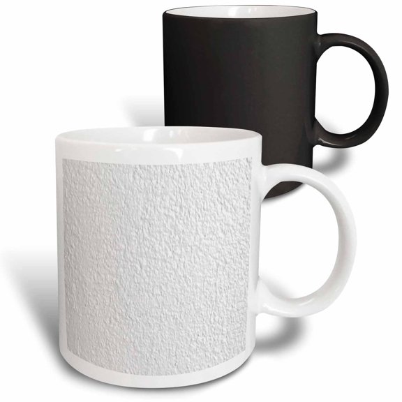 3drose, Image of Off White Painted Stucco Wall in Closeup, 11oz Magic Transforming Mug