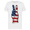 thumbnail image 1 of Image Of Peace Sign Hand Tee Men's -Image by Shutterstock, 1 of 2