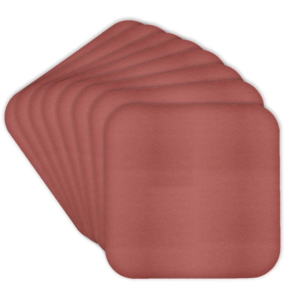 3drose, Image of Sample of Rusty Brick 2022 Designer Color, Set of 8 Coasters - Soft